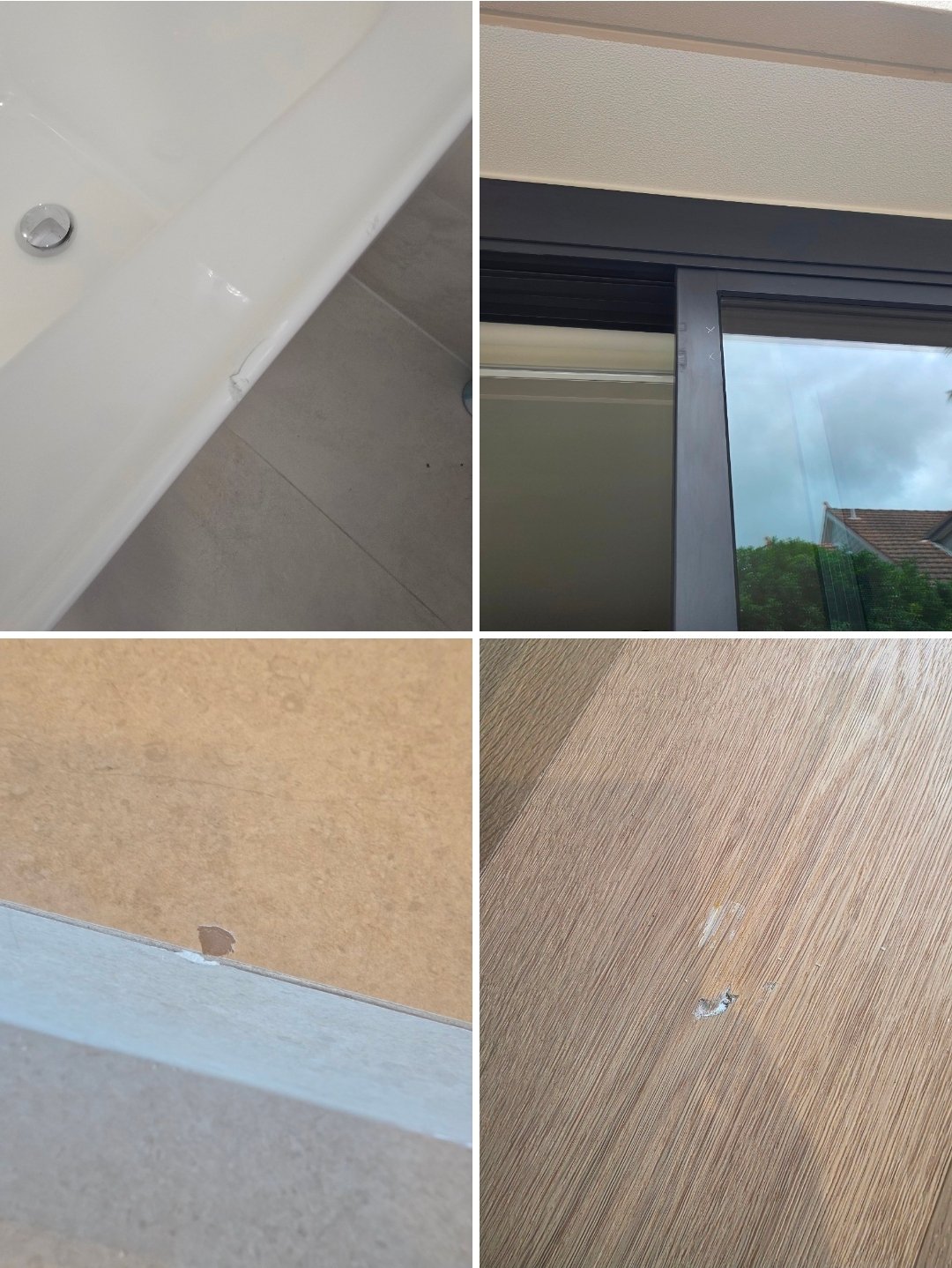 Chipped surfaces