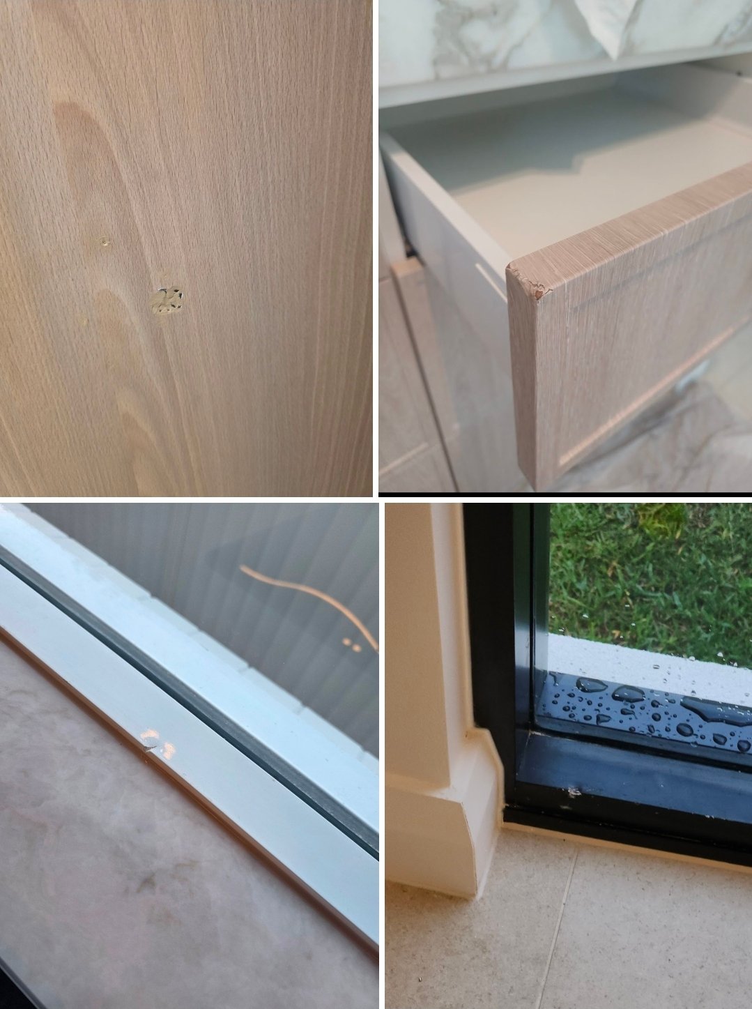 Dented surfaces