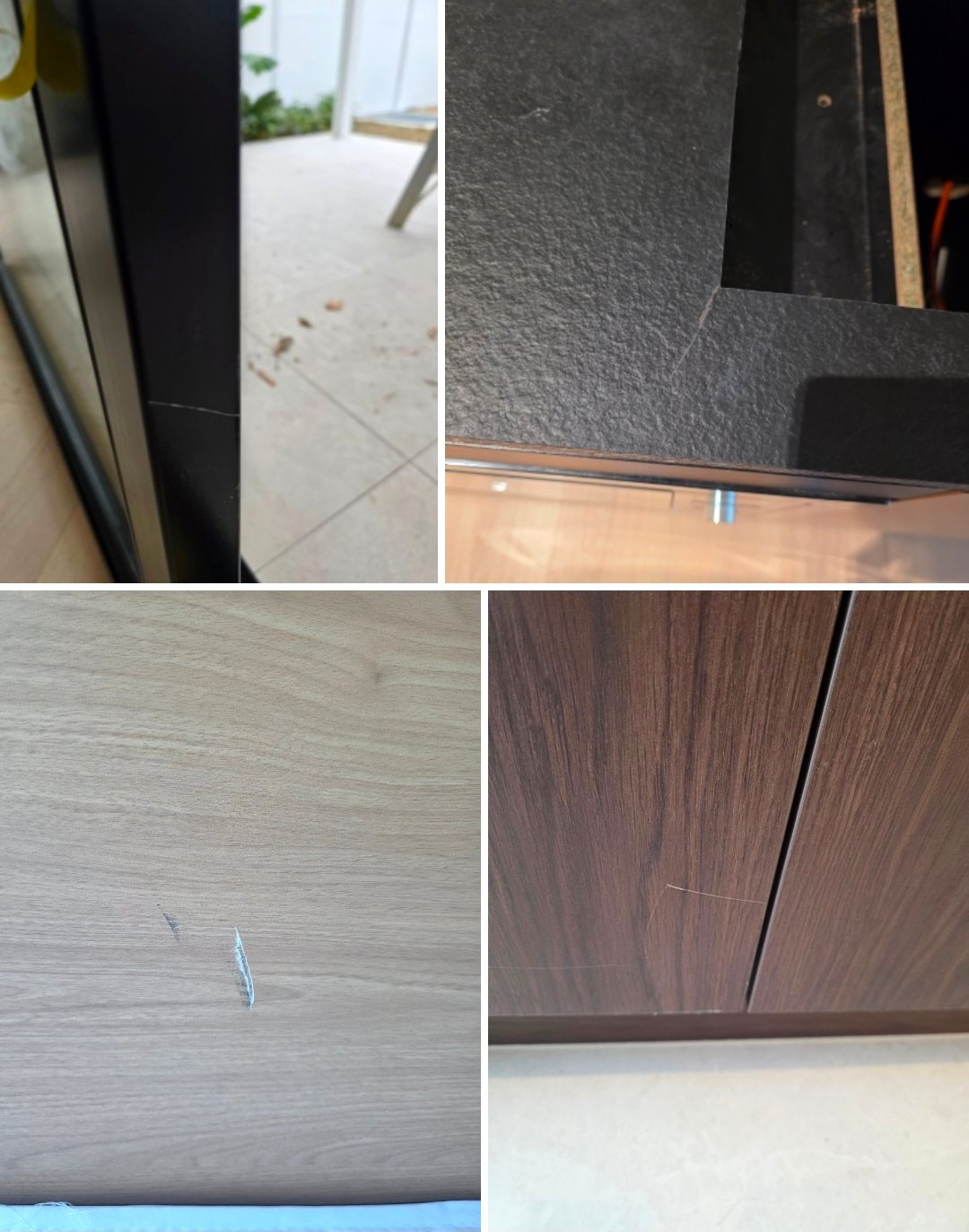 Scratched surfaces