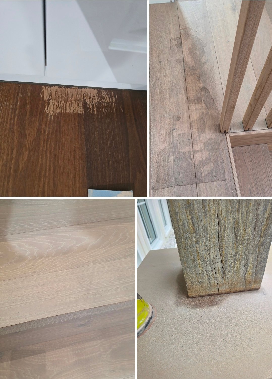 Water damaged surfaces
